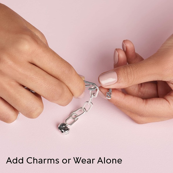 Pandora CA ME Jewelry Link Sterling Silver Bracelet