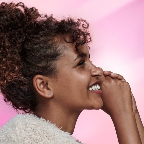 Pandora CA Me Chained Hearts Stud Earring