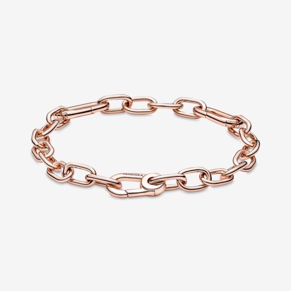 Pandora CA Me Link Chain Bracelet Rose Gold Plated