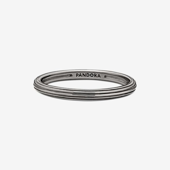 Pandora CA Me Ring Ruthenium Plated