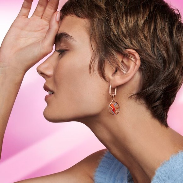 Pandora CA Me Single Link Earring