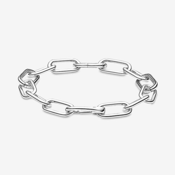Pandora CA Me Sterling Silver Link Chain Bracelet