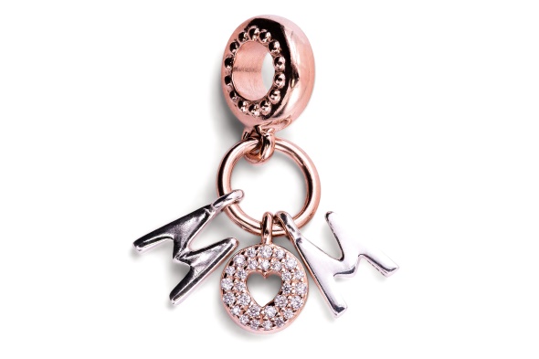 Pandora CA Mom Letters Dangle Charm