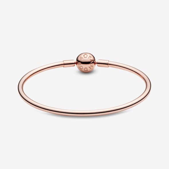 Pandora CA Moments Bangle Rose Gold Plated