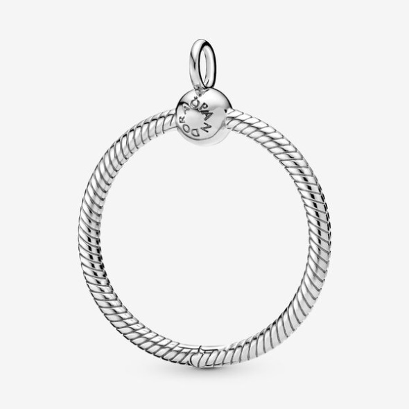 Pandora CA Moments Medium O Pendant Sterling Silver