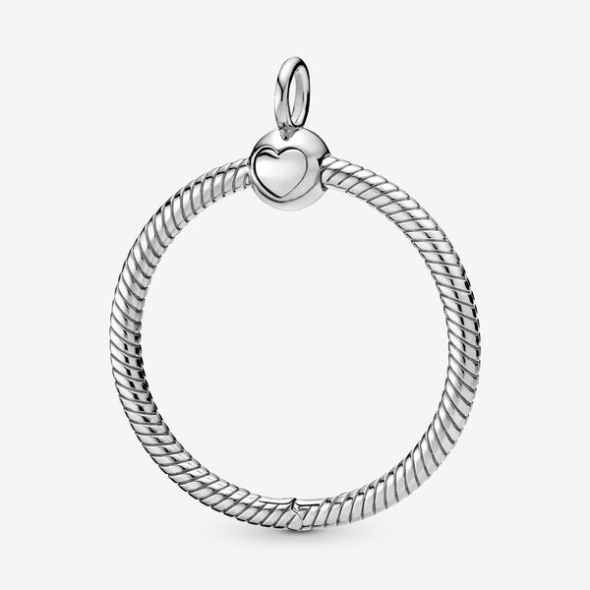 Pandora CA Moments Medium O Pendant Sterling Silver