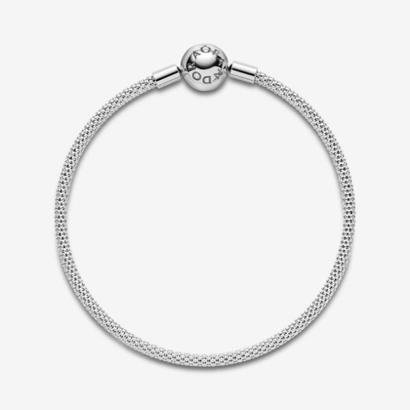 Pandora CA Moments Mesh Bracelet Sterling Silver
