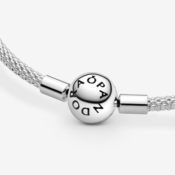 Pandora CA Moments Mesh Bracelet Sterling Silver