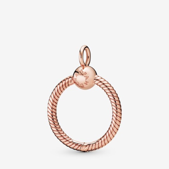 Pandora CA Moments Small O Pendant Rose Gold Plated