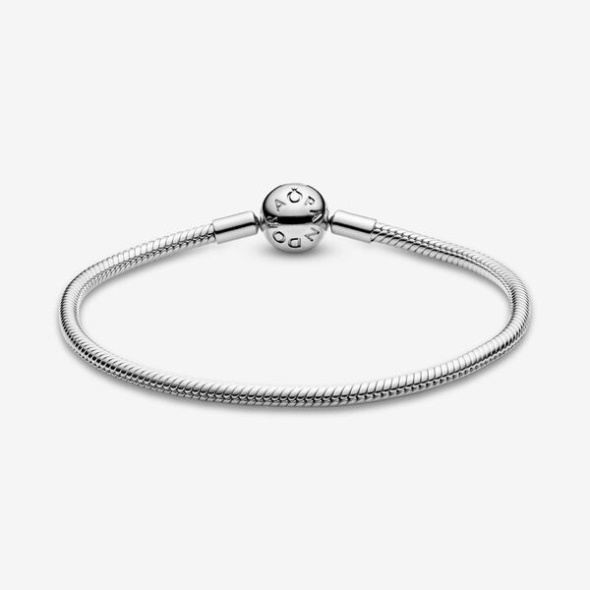 Pandora CA Moments Snake Chain Bracelet Sterling Silver