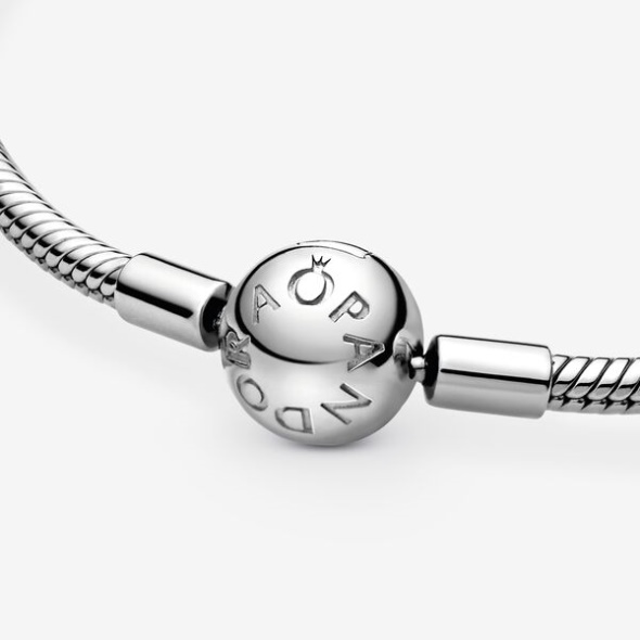 Pandora CA Moments Snake Chain Bracelet Sterling Silver
