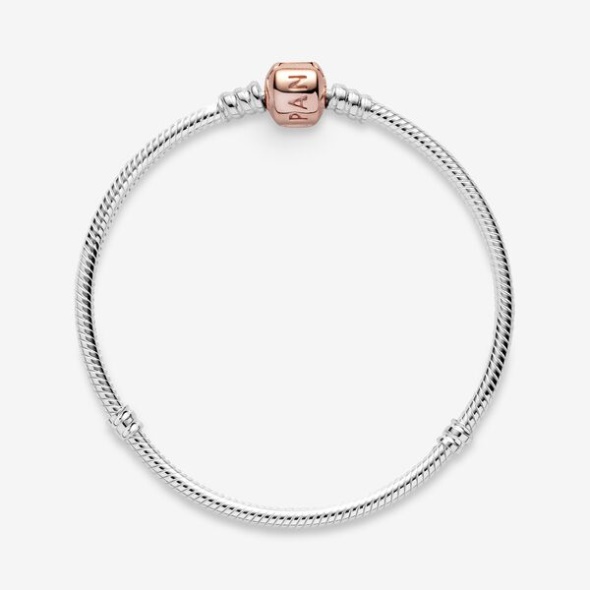 Pandora CA Moments Snake Chain Bracelet Two-Tone