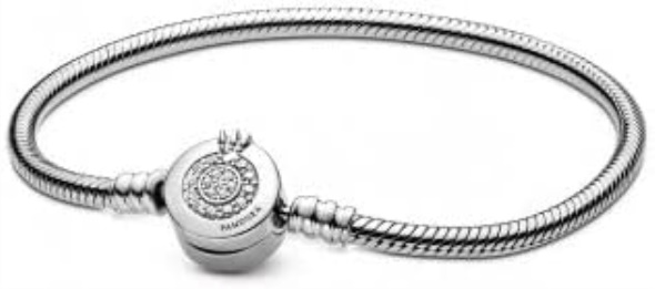 Pandora CA Moments Sparkling Crown O Snake Chain