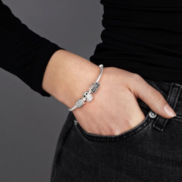 Pandora CA Moments Star Wars Snake Chain Clasp Bracelet