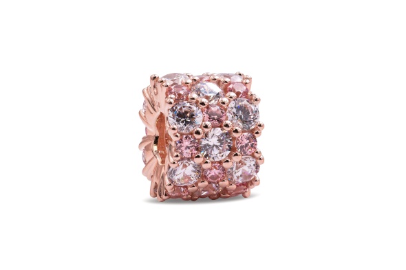 Pandora CA Pink Clear Sparkle Charm