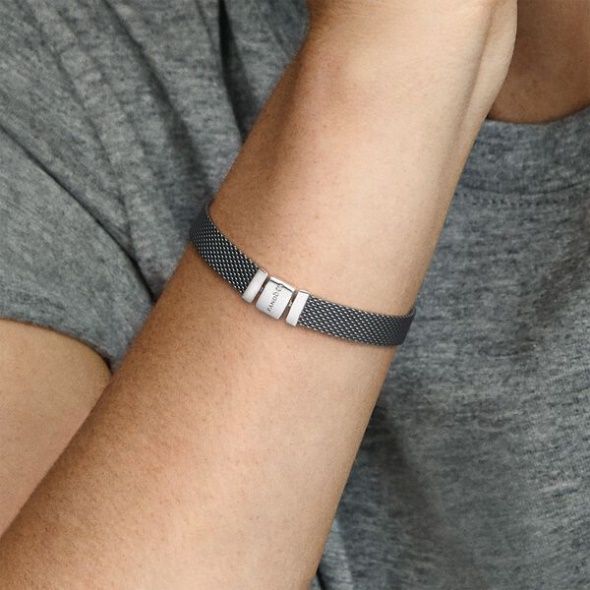 Pandora CA Reflexions Fashion Mesh Bracelet Sterling Silver