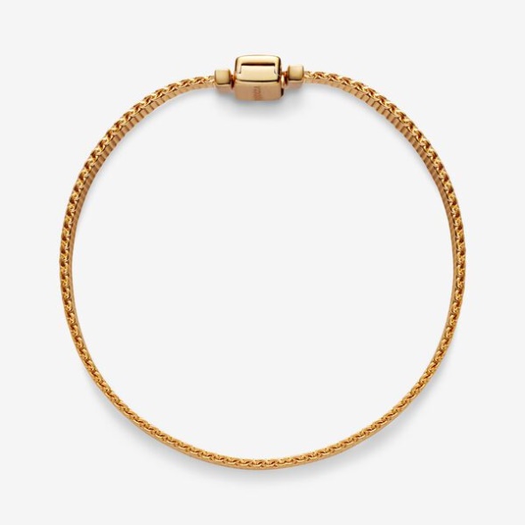 Pandora CA Reflexions Mesh Bracelet Gold Plated
