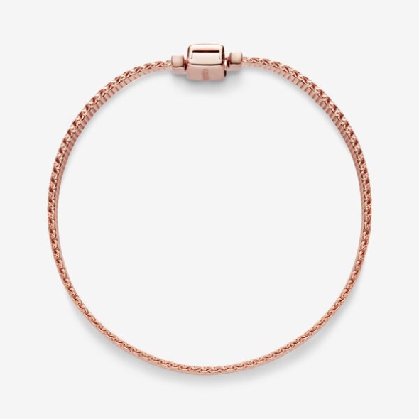 Pandora CA Reflexions Mesh Bracelet Rose Gold Plated