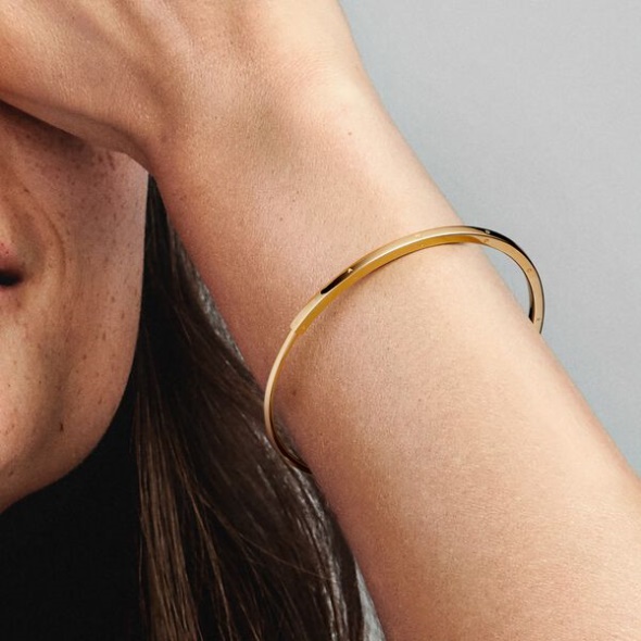 Pandora CA Signature I-D Bangle Gold
