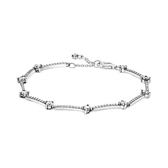 Pandora CA Sparkling Pave Bars Bracelet