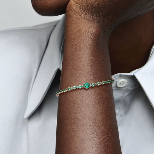 Pandora CA Sparkling Pave Tennis Bracelet