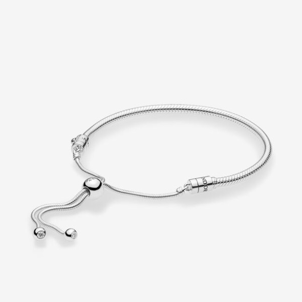 Pandora CA Sparkling Snowflake Sliding Bracelet Set