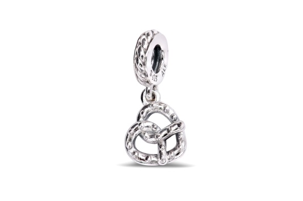 Pandora CA Sterling Silver Limited Edition Pretzel Dangle Charm