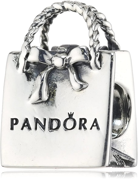 Pandora CA Sterling Silver Logo Gift Bag Charm