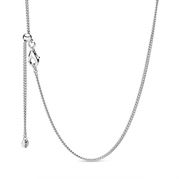 Pandora CA Sterling Silver Necklace With Sliding Clasp