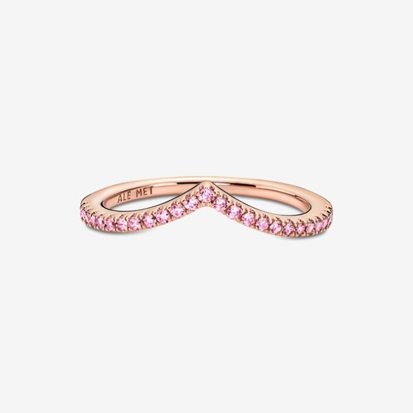 Pandora CA Timeless Wish Sparkling Pink Ring