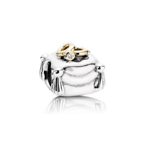 Pandora CARomantic Union Wedding Pillow Bead with Diamond