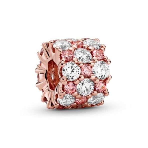 Pink  Clear Sparkle Charms Pandora CA