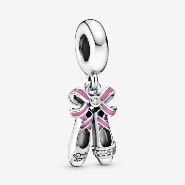 Pink Ballerina Shoes Dangle Charm Pandora CA