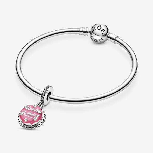 Pink Birthday Cake Dangle Charm Pandora CA