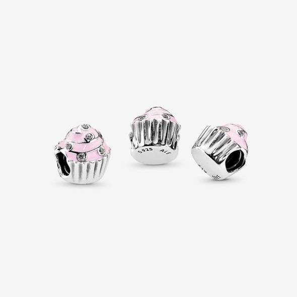 Pink Cupcake Charm Pandora CA