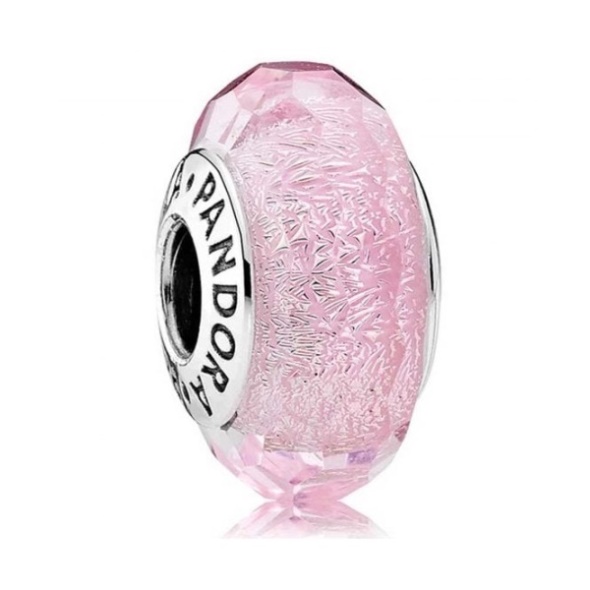 Pink Shimmer Glass Charms Pandora CA