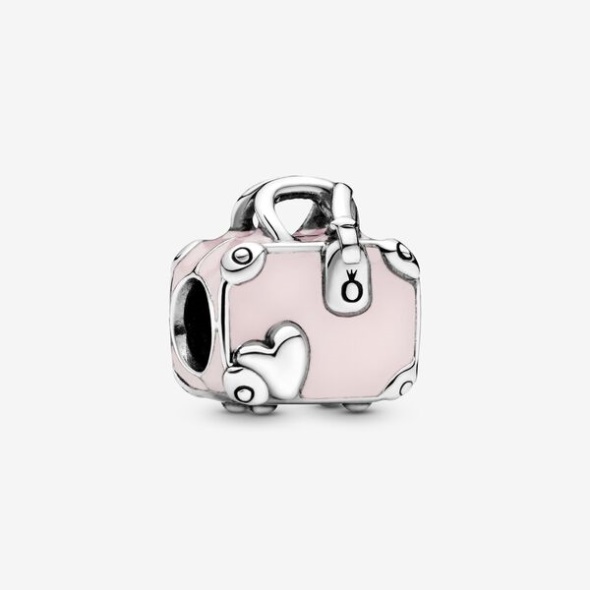 Pink Travel Bag Charm Pandora CA