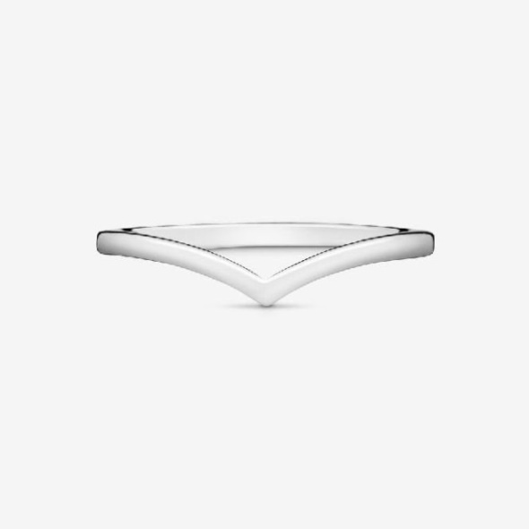 Polished Wishbone Ring Pandora CA