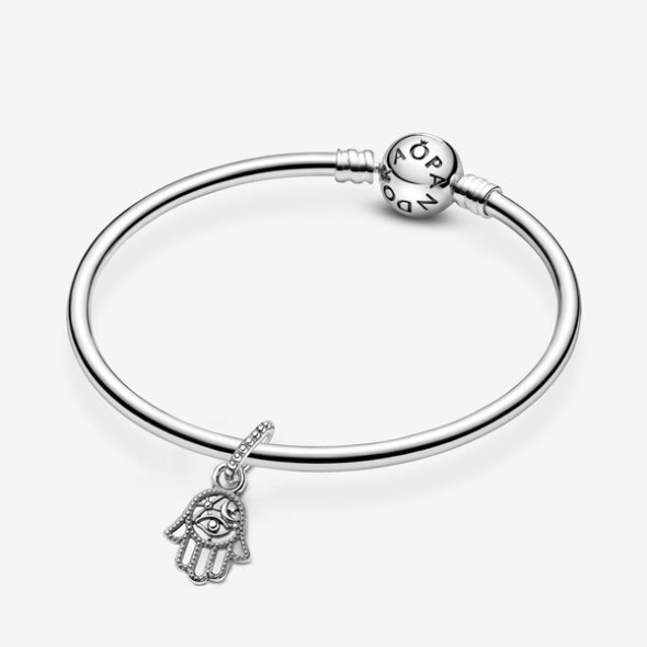 Protective Hamsa Hand Dangle Charm Pandora CA