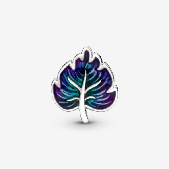 Purple  Green Leaf Charms Pandora CA
