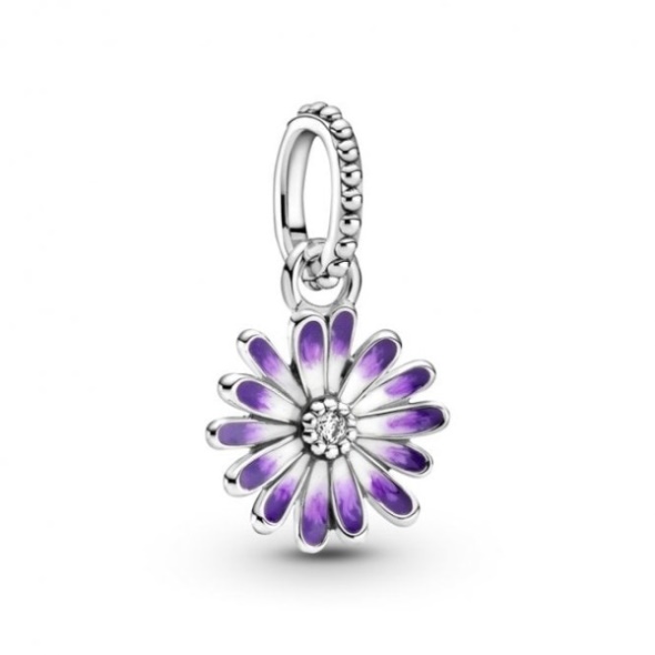 Purple Daisy Dangle Charms Pandora CA