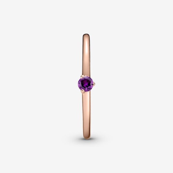 Purple Solitaire Ring Pandora CA