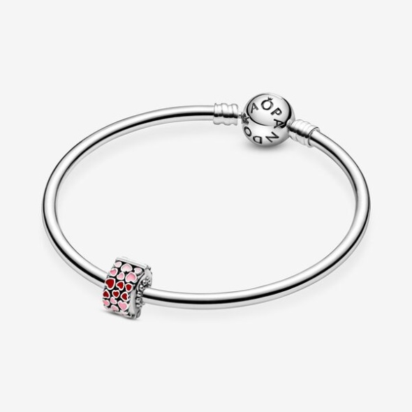 Red Pink Hearts Charm Pandora CA