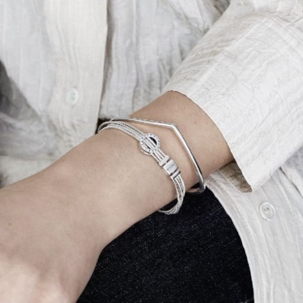 Reflexions Multi Pandora CA Snake Chain Bracelet
