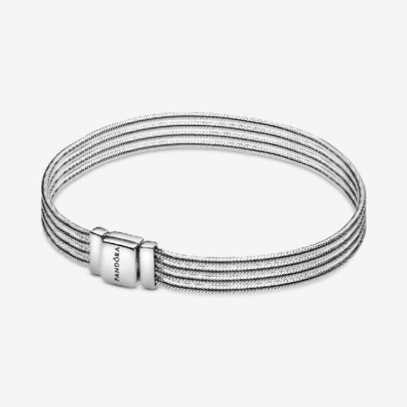 Reflexions Pandora CA Multi Snake Chain Bracelet