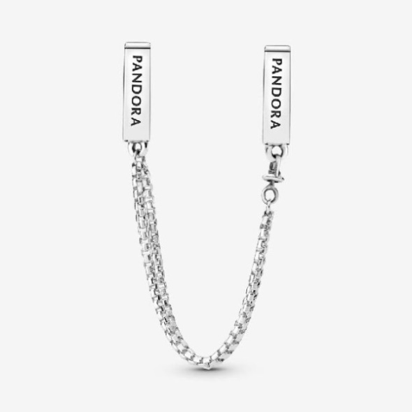 Reflexions Sparkling Safety Chain Clip Charm Pandora CA