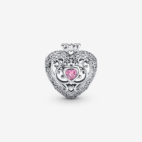Regal Crown Heart Charm Pandora CA