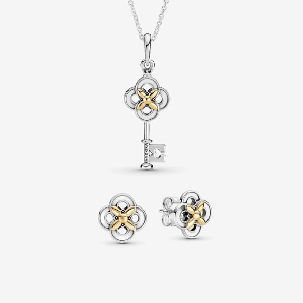 Regal Marquise Necklace And Earrings Set Pandora CA