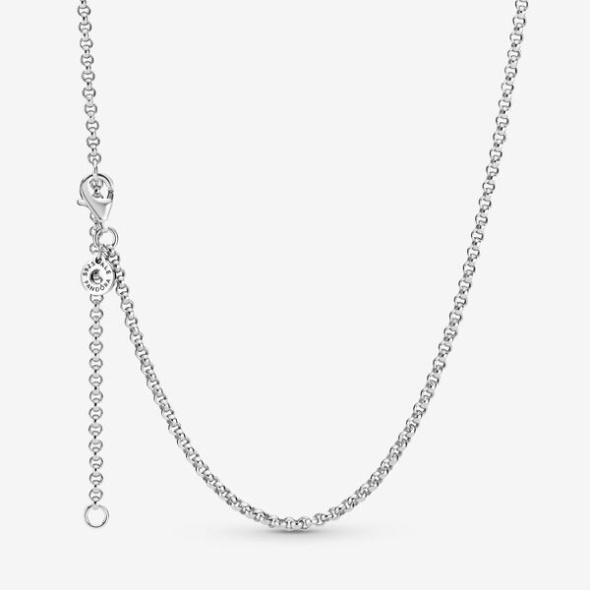 Rolo Chain Necklace Pandora CA Sterling Silver