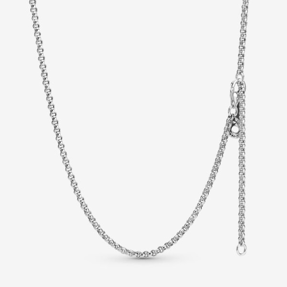 Rolo Chain Necklace Pandora CA Sterling Silver
